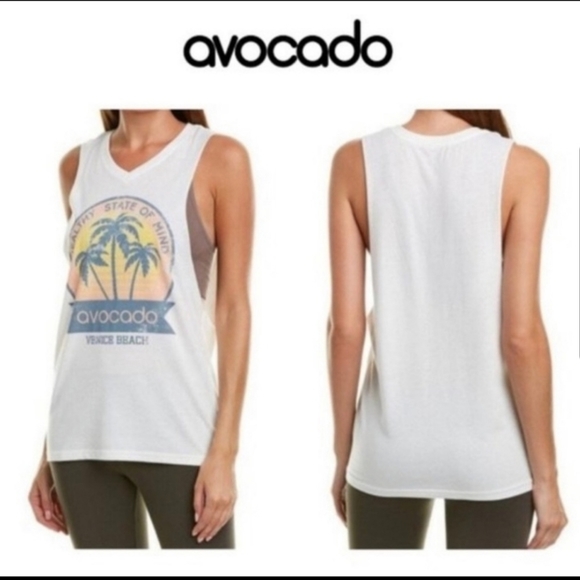 Avocado Healthy State of Mind Muscle Tank Top - Picture 8 of 9